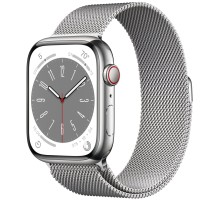 Умные часы Apple Watch Series 8 41 мм Steel Case, silver milanese