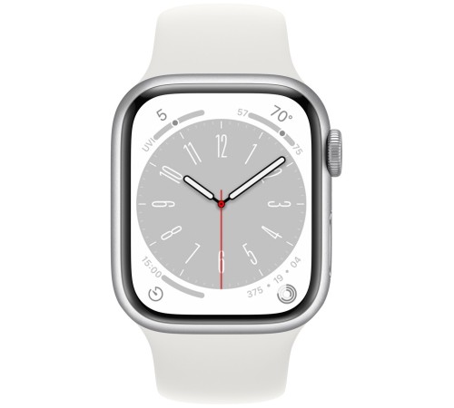 Умные часы Apple Watch Series 8 41 мм Aluminium Case silver/white M/L