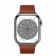 Умные часы Apple Watch Series 8 41 мм Silver Stainless Steel Case, brown modern buckle