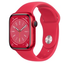 Умные часы Apple Watch Series 8 41 мм Aluminium Case (PRODUCT)RED Sport Band