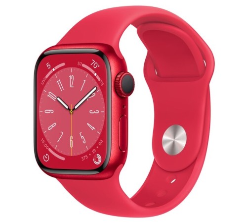 Умные часы Apple Watch Series 8 41 мм Aluminium Case (PRODUCT)RED Sport Band