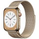 Умные часы Apple Watch Series 8 41 мм Steel Case, gold milanese MNJF3FD/A