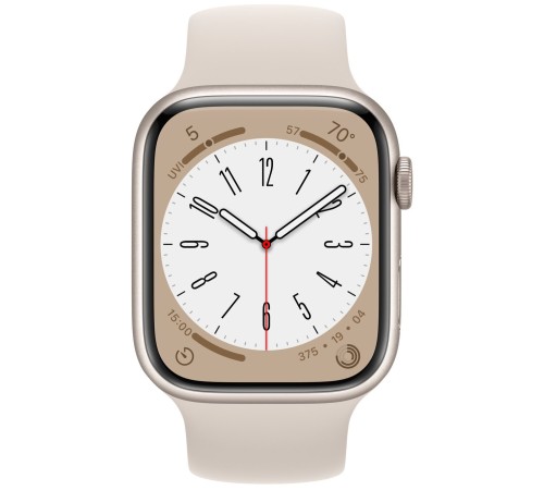 Умные часы Apple Watch Series 8 41 мм Aluminium Case starlight Sport Band