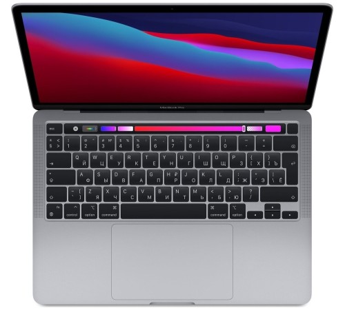 Apple MacBook Pro 13.3 Touch Bar 2020 Z11F000E4 (M1 8-Core, GPU 8-Core, 16GB, 512GB) серебристый