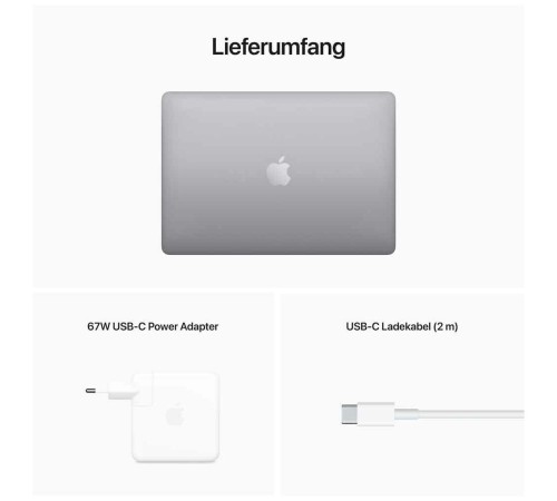 Apple MacBook Pro 13.3 Touch Bar 2022 MNEJ3LL/A (M2 8-Core, GPU 10-Core, 8GB, 512GB) серый космос