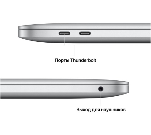Apple Macbook Pro 13.3 Touch Bar 2022 MNEX3LL/A (M2 8-Core, GPU 10-Core, 24GB, 1TB) серебристый