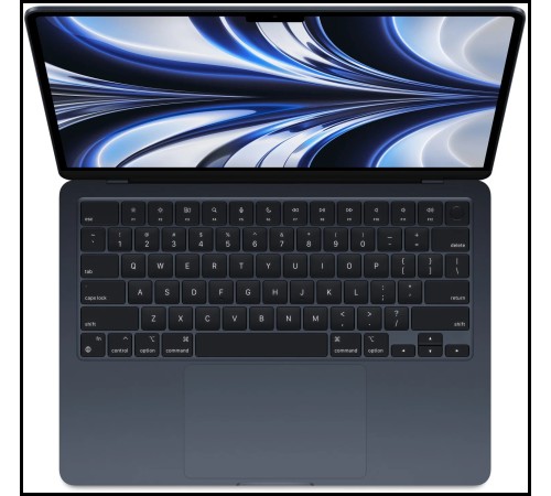 Apple MacBook Air 13.6 2022 MLY33LL/A (M2 CPU 8-Core, GPU 8-Core, 8GB, 256Gb) Midnight